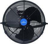 iLIVING ILG8E14-15 Wall Mount Outdoor Waterproof Fan, 14", Black