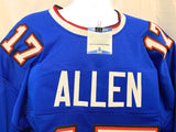 Josh Allen Buffalo Bills Signed Autograph Custom Jersey BLUE Beckett Witnessed Certified