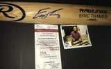 Eric Thames Milwaukee Brewers Autographed Signed Blonde Baseball Bat JSA WITNESS COA