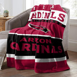 Officially Licensed NFL "12th Man" Plush Rachel Throw Blanket, 60" x 80", Multi Color