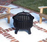 AmazonBasics 23.5 Inch Steel Lattice Fire Pit