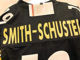 JuJu Smith Schuster Pittsburgh Steelers Signed Autograph Black Custom Jersey JSA Witnessed Certified