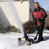 SJ623E Electric Single Stage Snow Thrower | 18-Inch | 15 Amp Motor | Headlights