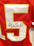 Patrick Mahomes Kansas City Chiefs Signed Autograph Red Custom Jersey JSA Witnessed Certified