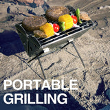 UCO Flatpack Portable Stainless Steel Grill and Fire Pit