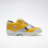 MEN'S REEBOK ANSWER V X ERIC EMANUEL SHOES YELLOW / SILVER / WHITE