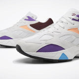 MEN'S REEBOK AZTREK 96 REINVENTED SHOES WHITE / PORCELAIN / LUX MAROON