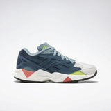 MEN'S REEBOK AZTREK 96 SHOES TURQUOISE / WHITE / CORAL / LIME