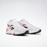 MEN'S REEBOK AZTREK 96 SHOES WHITE / PORCELAIN / NEON RED