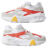 MEN'S REEBOK AZTREK DOUBLE X GIGI HADID WHITE / TRUE GREY / RED / GOLD