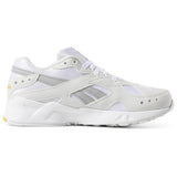 MEN'S REEBOK AZTREK WHITE / TRUE GREY / SOLAR GOLD / TEAM PURPLE