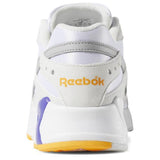 MEN'S REEBOK AZTREK WHITE / TRUE GREY / SOLAR GOLD / TEAM PURPLE