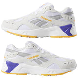 MEN'S REEBOK AZTREK WHITE / TRUE GREY / SOLAR GOLD / TEAM PURPLE