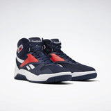 MEN'S REEBOK BB OS MID SHOES COLLEGIATE NAVY / WHITE / RADIANT RED