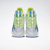 MEN'S REEBOK CLASSIC LEATHER ATI SHROUD SHOES SKULL GREY / NEON LIME / CRUSHED COBALT