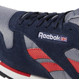 MEN'S REEBOK CLASSIC LEATHER COLD GREY / NAVY / WHITE / RED