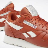 MEN'S REEBOK CLASSIC LEATHER SHOES ORANGE / WHITE