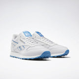 MEN'S REEBOK CLASSIC LEATHER SHOES PORCELAIN / CYAN / WHITE