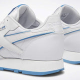 MEN'S REEBOK CLASSIC LEATHER SHOES PORCELAIN / CYAN / WHITE