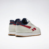 MEN'S REEBOK CLASSIC LEATHER SHOES CHALK / COLL NAVY / RED / WHT