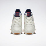 MEN'S REEBOK CLASSIC LEATHER SHOES CHALK / COLL NAVY / RED / WHT