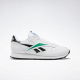 MEN'S REEBOK CLASSIC LEATHER VECTOR SHOES WHITE / BLACK / EMERALD
