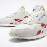 MEN'S REEBOK CLASSIC NYLON SHOES CHALK / SCARLET / WHITE