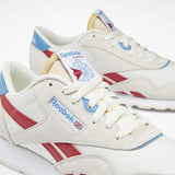 MEN'S REEBOK CLASSIC NYLON SHOES CHALK / SCARLET / WHITE