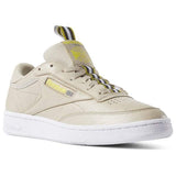 MEN'S REEBOK CLUB C 85 LIGHT SAND / WHT / LEMON / GREY