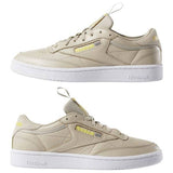 MEN'S REEBOK CLUB C 85 LIGHT SAND / WHT / LEMON / GREY