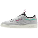 MEN'S REEBOK CLUB C 85 RAD SKULL GREY / BRIGHT EMERALD / RADICAL PINK / CHALK