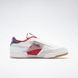 MEN'S REEBOK CLUB C 85 SHOES WHITE / VITAL BLUE / PRIMAL RED