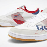 MEN'S REEBOK CLUB C 85 SHOES WHITE / VITAL BLUE / PRIMAL RED