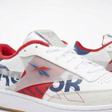 MEN'S REEBOK CLUB C 85 SHOES WHITE / VITAL BLUE / PRIMAL RED