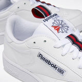MEN'S REEBOK CLUB C 85 WHITE / COLLEGIATE NAVY / PRIMAL RED