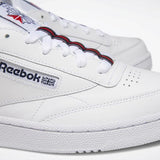 MEN'S REEBOK CLUB C 85 WHITE / COLLEGIATE NAVY / PRIMAL RED