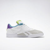 MEN'S REEBOK CLUB C RC 1.0 SHOES WHITE / REGAL PURPLE / SKULL GREY