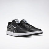 MEN'S REEBOK CLUB C REVENGE PLUS SHOES BLACK / WHITE / COLD GREY 2
