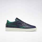 MEN'S REEBOK CLUB C REVENGE PLUS SHOES REEBOK NAVY / GREEN / CHALK