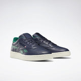 MEN'S REEBOK CLUB C REVENGE PLUS SHOES REEBOK NAVY / GREEN / CHALK