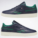 MEN'S REEBOK CLUB C REVENGE PLUS SHOES REEBOK NAVY / GREEN / CHALK