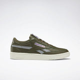 MEN'S REEBOK CLUB C REVENGE PLUS SHOES ARMY GREEN / TRUE GREY / PURPLE