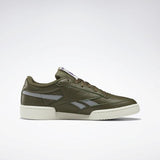 MEN'S REEBOK CLUB C REVENGE PLUS SHOES ARMY GREEN / TRUE GREY / PURPLE