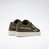 MEN'S REEBOK CLUB C REVENGE PLUS SHOES ARMY GREEN / TRUE GREY / PURPLE