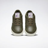 MEN'S REEBOK CLUB C REVENGE PLUS SHOES ARMY GREEN / TRUE GREY / PURPLE