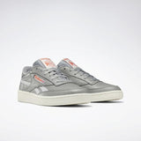 MEN'S REEBOK CLUB C REVENGE PLUS SHOES GREY / SKULL GREY / ROSE
