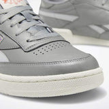 MEN'S REEBOK CLUB C REVENGE PLUS SHOES GREY / SKULL GREY / ROSE