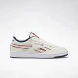 MEN'S REEBOK CLUB C REVENGE PLUS SHOES CHALK / NAVY / RED / WHITE