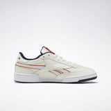 MEN'S REEBOK CLUB C REVENGE PLUS SHOES CHALK / NAVY / RED / WHITE