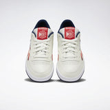 MEN'S REEBOK CLUB C REVENGE PLUS SHOES CHALK / NAVY / RED / WHITE